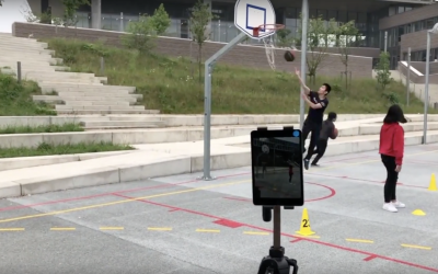 Séquence de Basket-ball accompagnée par le numérique au LIEP