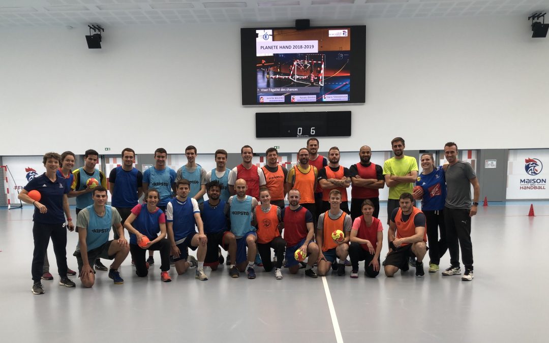 [Hand à 4] Présentation du stage de formation académique à la maison du Handball de Créteil